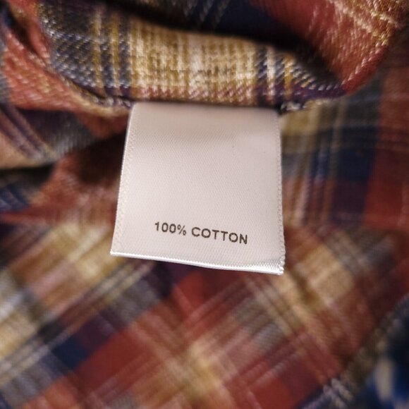 Solaris Mens Flannel Button-Up Shirt 3XB Long Sleeve Flannel - Picture 5 of 5